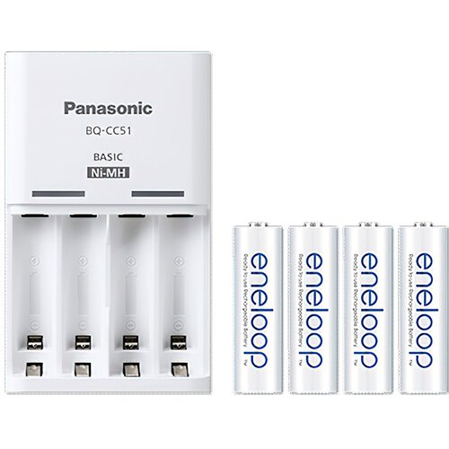 Panasonic punjač baterija K-KJ51MCC40E, + baterije eneloop 4xAA Cijene