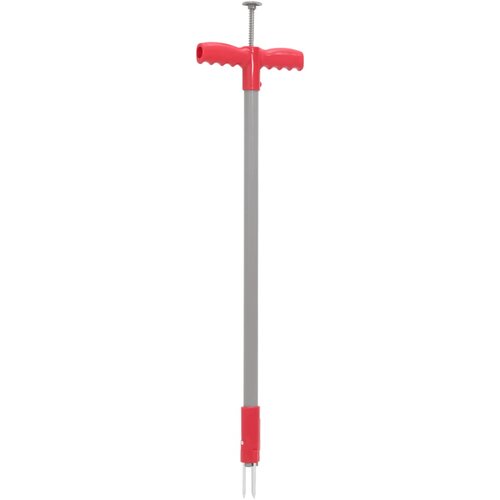 VidaXL Odstranjivač korova crveno-sivi 93 5 cm čelik obložen prahom Slike