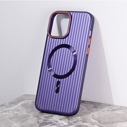 Torbica Magsafe Stripe za iPhone 13 Pro Max 6.7 ljubicasta Slike