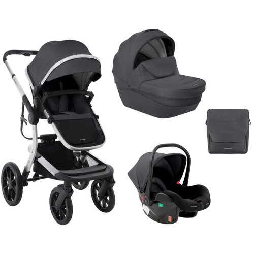 Kikka Boo kolica Irene premium 3in1 set sa I-SIZE autosedištem i tvrdom korpom Dark Grey (KKB11252) Cene