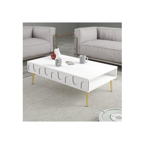 Hanah home sto za dnevnu sobu lyon 33 white gold Cene