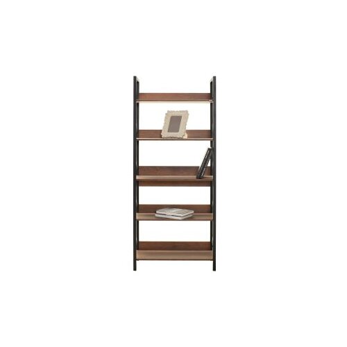 Hanah home polica za knjige 73x172x35cm orah Slike