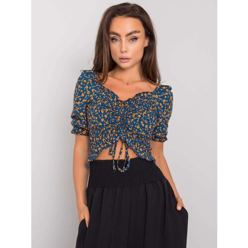 RUE PARIS Blouse-RO-BZ-2516-11.13X-dark blue Cene