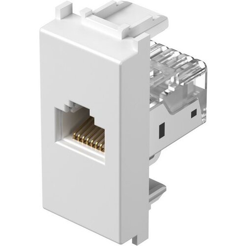 Tem Čatež mrežna utičnica Modul (Bijele boje, RJ45, Vrsta priključka: CAT5e) Cijene