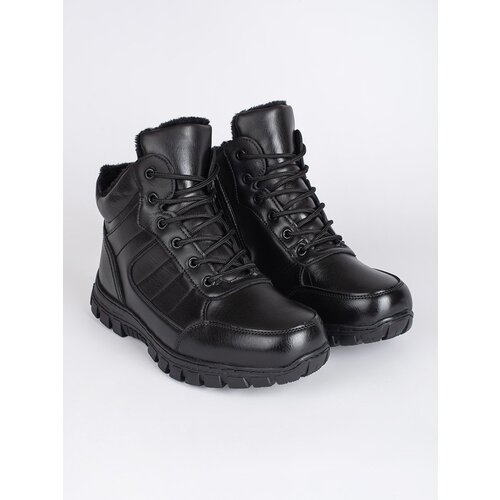 Shelvt Men's black winter insulated boots Cene