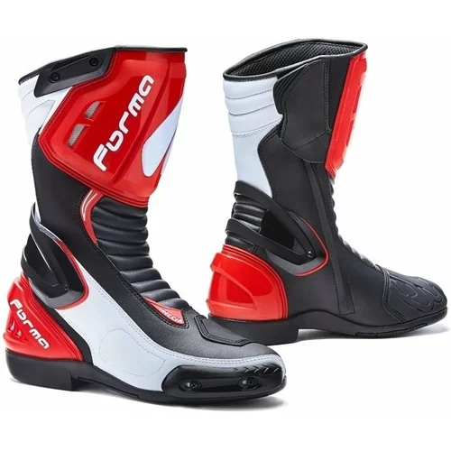 Forma Boots Freccia Black/White/Red 42 Motoristični čevlji