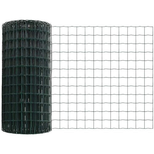 Euro ograda Zelena 0,6 x 10 m Željezo prekriveno PVC-om Slike