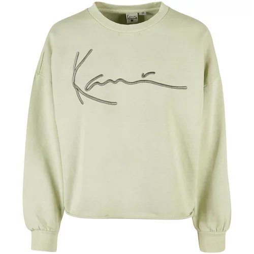 Karl Kani Sweater majica siva / svijetlozelena