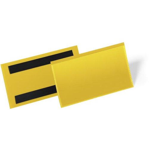 Durable Magnetni žepki 80x160 (67x150) rumeni 50 kos, (20376108) Cene