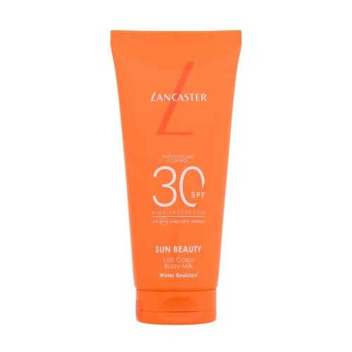 Lancaster Sun Beauty Body Milk SPF30 vodoodporna zaščita pred soncem za telo za vse tipe kože 100 ml Cene