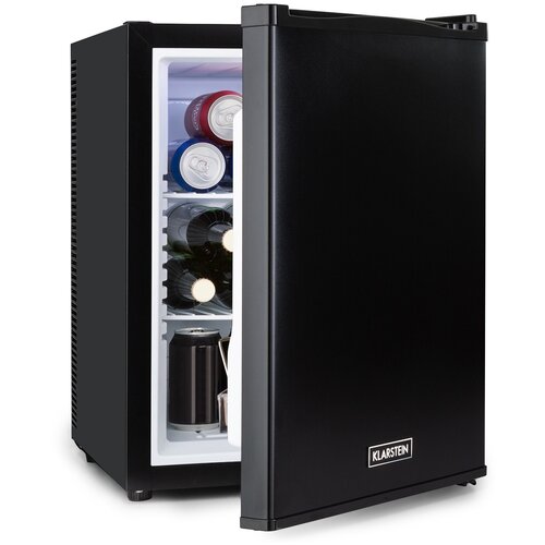 Klarstein Happy Hour 40, minibar, 40 L, 5 - 15 ° C, tihi rad, 23 dB, LED svjetlo, crni Cene