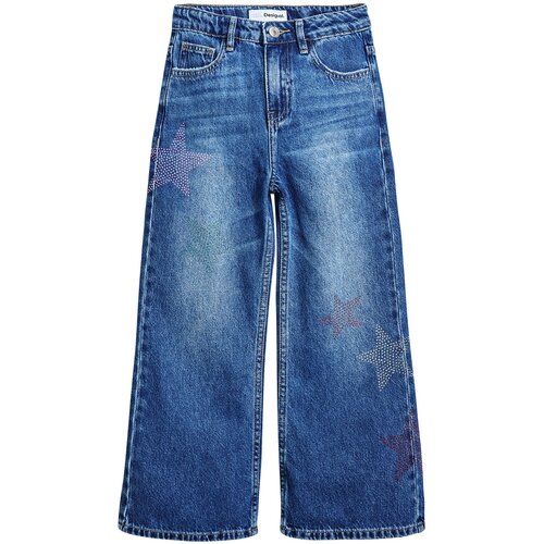 Desigual Kavbojke 'Star' modra / moder denim / mešane barve Cene