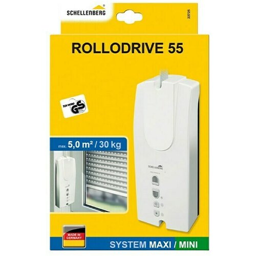 SCHELLENBERG Rollodrive Mehanizam za rolo zavjesu 55 (D x Š x V: 24,5 x 10,1 x 4 cm, Prikladno za: Mini sustavi roleta) Cijene