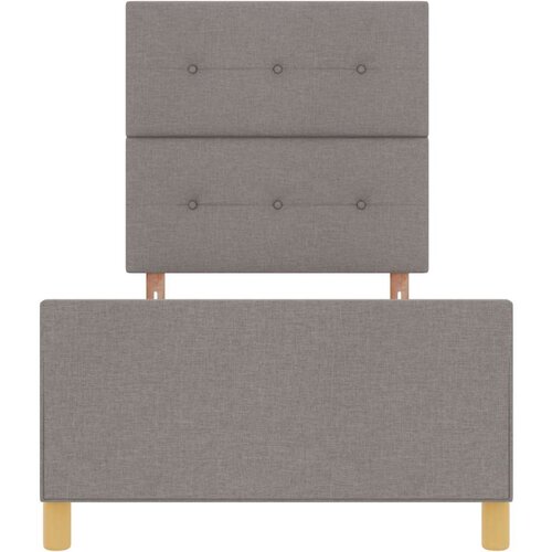  Krevetna konstrukcija taupe 80x200 cm Tkanina Slike
