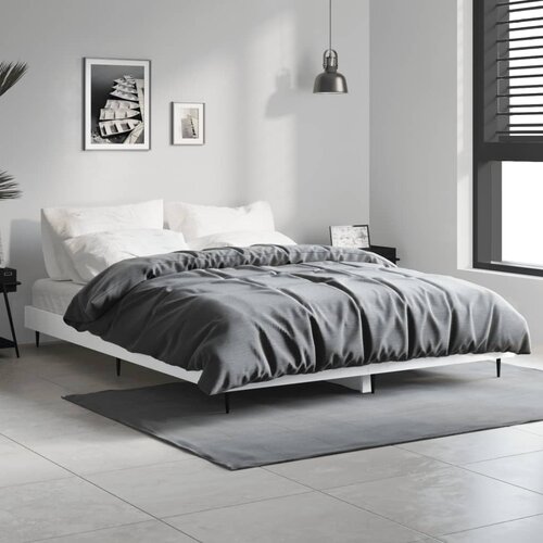  Okvir za krevet bijela 140x190 cm konstruirano drvo Cene