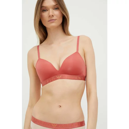 Emporio Armani Underwear Grudnjak boja: crvena, glatki model
