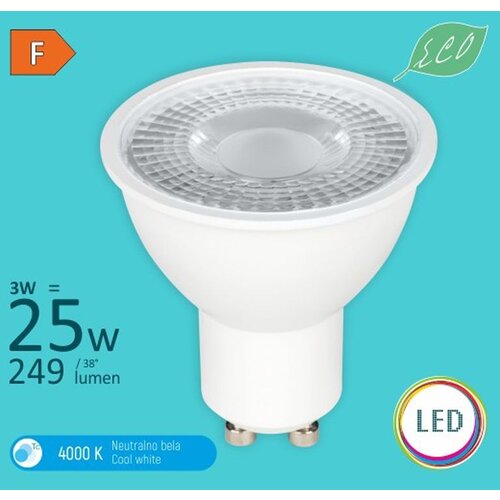 Mitea_Electric LED sijalica ECO GU10 3W MR16 Mitea Lighting Cene