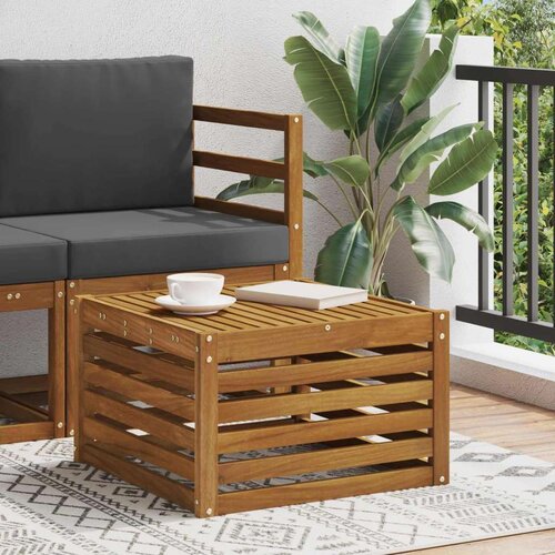  Zunanja miza Masiven les akacije Naravna 59 x 59 x 37 cm, (5000272542) Slike
