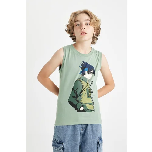 Defacto Boy's Crew Neck Printed Undershirt