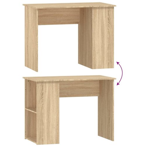 Radni stol boja hrasta sonome 100x55x75 cm konstruirano drvo Slike