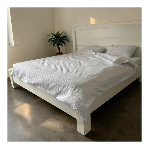  Posteljina od Krep-a -dezen White - Francuski ležaj ( VLK000370-white ) Slike