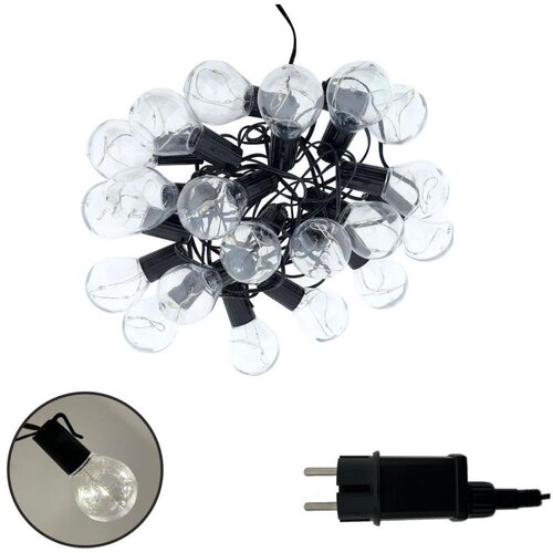  LED spoljni dekorativni lanac 20xLED/0,075W/230V 5,8 m IP44 crna Cene