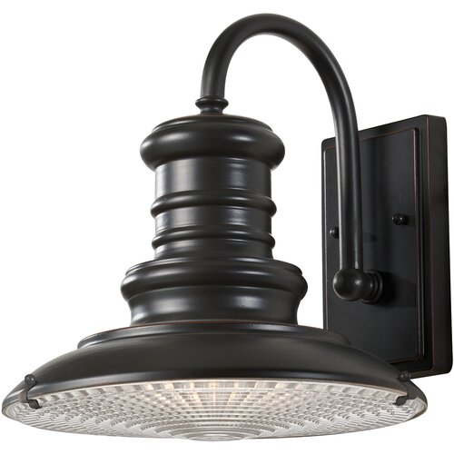 Elstead Lighting Elstead Redding Station 1 luč, zunanja srednja kupolasta stenska svetilka, restavrirana bronasta, IP44, E27, (22099994) Cene