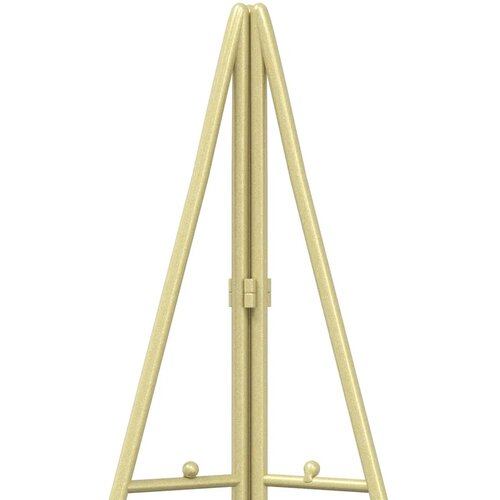  Metalna božićna jelka KUOPIO 210 cm Čelik Zlatno - 210 cm Zlatno bez LED svjetala Slike