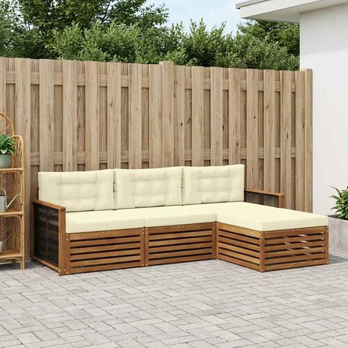 Set vanjskih sofa Prirodna i krem 249 x 162,5 x 73 cm Cene