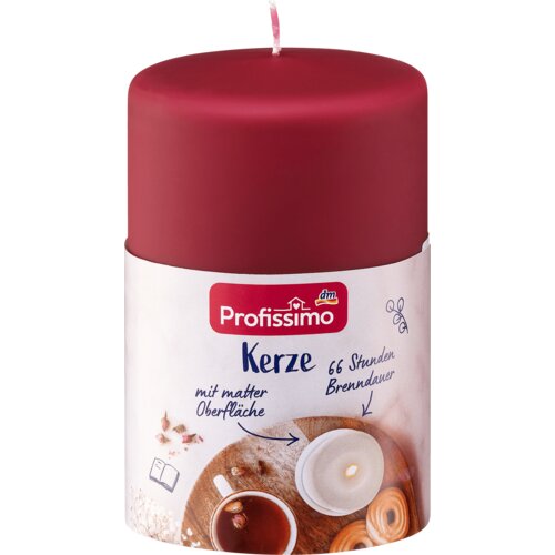 Profissimo Sveća mat, bordo 120/80 1 kom Slike