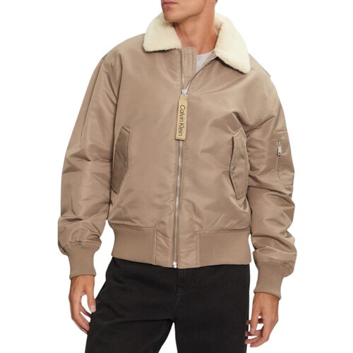 Calvin Klein Jeans AVIATOR SHERPA JACKE J30J326108 Bež Cijene