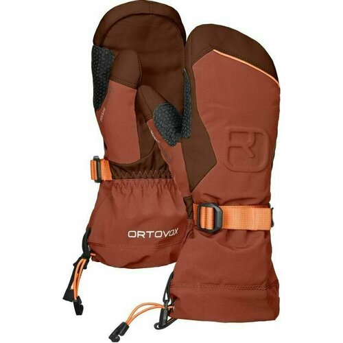 Ortovox Merino Freeride Mitten M Clay Orange XL Slike