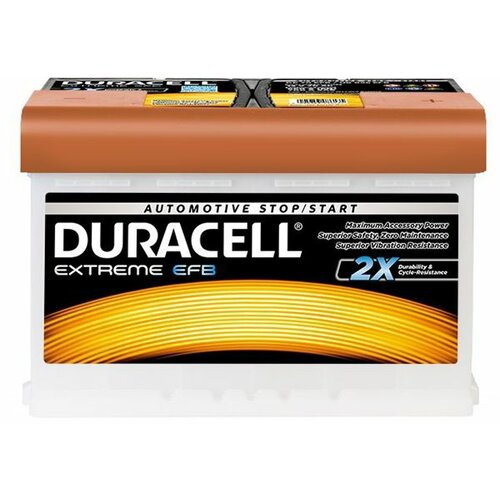 Duracell Extreme EFB 12V, 70 Ah, 660A, D+ akumulator Slike
