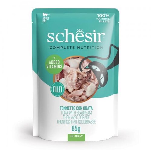Schesir Complete&Balanced kesica za mačke - Tuna i orada u želeu 85g Cene