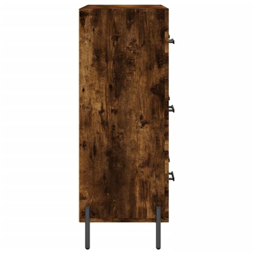  Komoda boja dimljenog hrasta 69,5x34x90 cm konstruirano drvo Slike