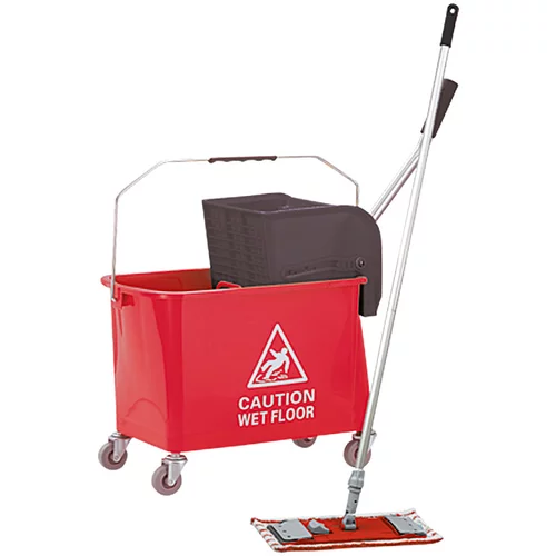 PROFI DEPOT profesionalni komplet za čišćenje podova (15 l, crvene boje)