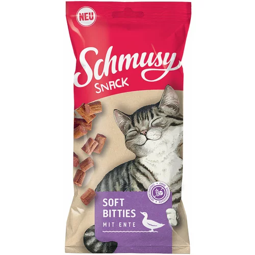 Schmusy Snack Soft Bitties - Pačetina (8 x 60 g)