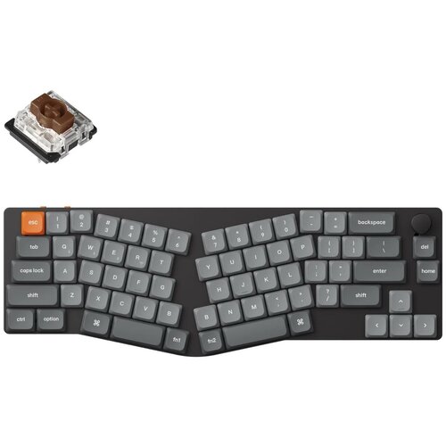 KEYCHRON K11 Max Brezžična Mehanska Tipkovnica Low-Profile, Bluetooth / 2.4 GHz, RGB, Gateron Hot-Swap Brown, US Layout, K11M-H3, (21733856) Slike