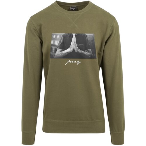 MT Men Pray the Olive Crewneck Slike