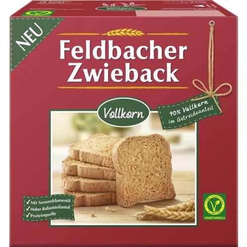 Feldbacher Prepečenec, polnozrnat - 225 g Cene