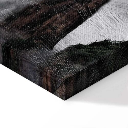  Slika - High Mountains in Mist (1-part) - Landscape of Clouds Amid Rocks 80x120 Premium Print Slike