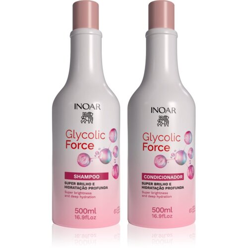 INOAR Glycolic Force Duo set za sjajnu i mekanu kosu 2 kom Slike