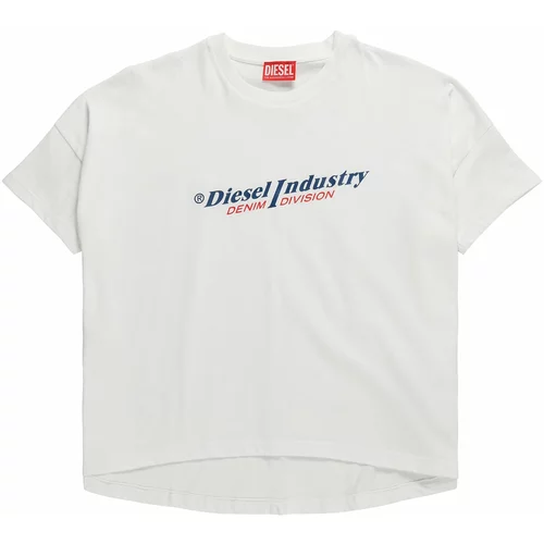 Diesel Majica mornarska / rdeča / bela