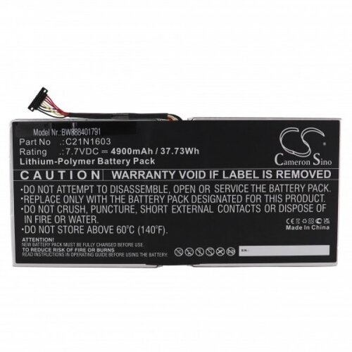 VHBW baterija za asus transformer 3 pro T303 / transformer 4 pro T304, 4900 mah Cene