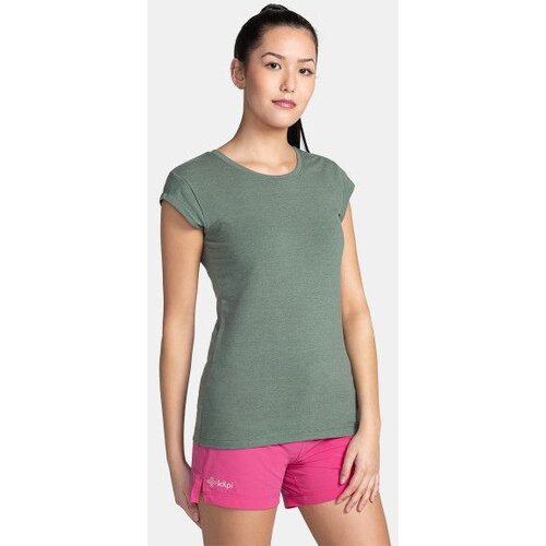 Kilpi Women's cotton T-shirt PROMO-W Dark green Cene