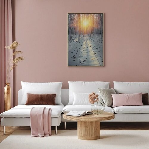  Slika - Winter Afternoon (1 Part) Vertical 40x60 U prirodnom drvenom okviru Cene