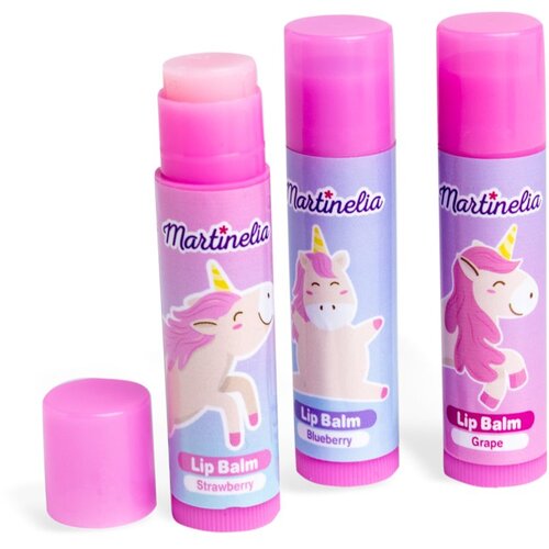 Martinelia Little Unicorn Lip Balm Trio balzam za ustnice za otroke 3 kos Slike