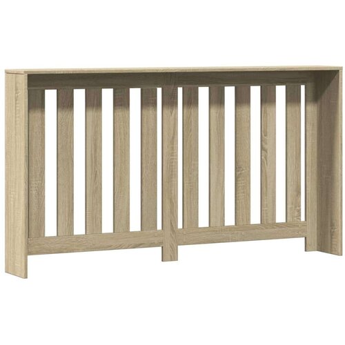 VidaXL Pokrov za radijator hrasta sonome 149x20x82cm konstruirano drvo Slike