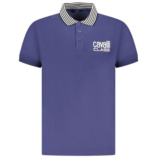 Cavalli Class Mu&amp;scaron;ka Polo Majica Kratkih Rukava Plava Slike