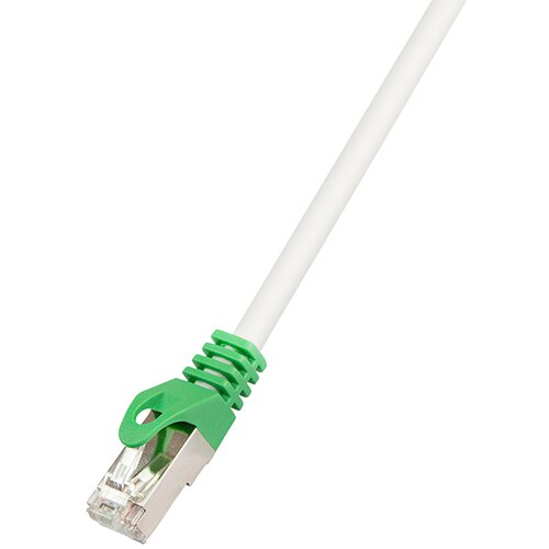 Logilink RJ45 (prekrižan) omrežni kabel CAT 6 S/FTP 3.00 m siva ognjevaren, pletena za&scaron;čita, skupna za&scaron;čita, brez halogena, dvojno za&scaron;čiten, (20416323) Cene